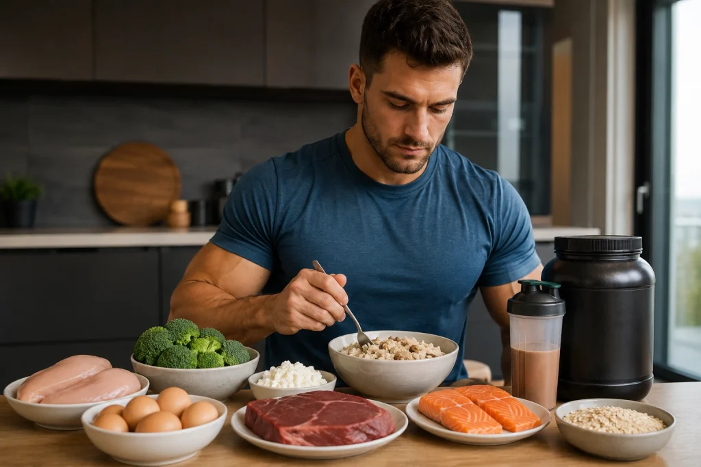 منابع پروتئین طبیعی برای ورزشکاران